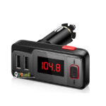 BT719 เครื่องเล่น mp3 รถยนต์ Wireless Bluetooth Speaker Car Kit LCD FM Transmitter MP3 Dual USB Charger Support USB/AUX/TF card Handsfree For Mobile Phone เครื่องเล่นเพลงbluetoothติดรถยนต์ ฟังเพลงบนรถยนต์ - Image 2