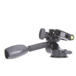 QZSD Q08 ขายึดกล้อง Aluminum Video Tripod Ball Head 3-way Fluid Head Rocker Arm with Quick Release Plate 1/4" Screw - Image 2