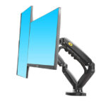 Dual LCD ARM NB F160 Gas Strut Desktop Dual Screen LCD , Monitor Arm , LED Monitor Stand , LCD Stand, LED Monitor Stand ขาตั้งจอคอม 2จอ ,ขาแขวนจอ มอนิเตอร์lcd ,led แบบ 2 จอ แบบตั้งโต๊ะ รองรับจอ 17 -27 - Image 7