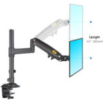 North Bayou NB H180 by melecronics ขาตั้งจอคอม ขาตั้งมอนิเตอร์ ขาแขวนจอคอม ที่ยึดจอ แบบ Gas Strut Desktop Monitor Stand , Dual Monitor Arm, Monitor Desk Mount , Stand Monitor, 22-32 นิ้ว *2 / 12 kg *2 - Image 10