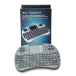 MWK08 Mini Wireless Keyboard 2.4 Ghz และ Touchpad แป้นอังกฤษ( สีดำ)พร้อมแบต lihium ชาร์จได้ สำหรับ Android tv box , mini pc, windows
